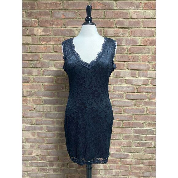 Liberty Love Black Sleeveless Lace Dress Size Large NWOT - Picture 2 of 6